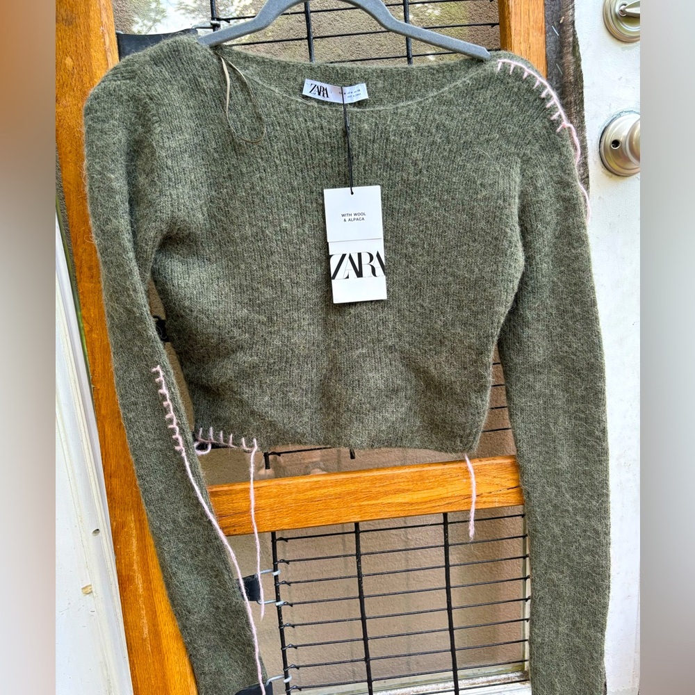 ZARA wool and alpaca sweater